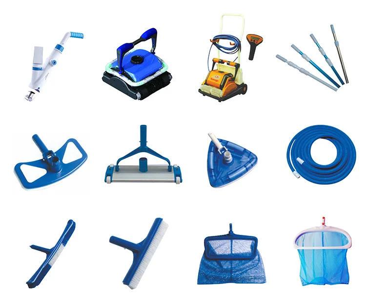 Swimming Pool Underwater Cleaning Accessories Pool Cleaning Net Brush Skimmer