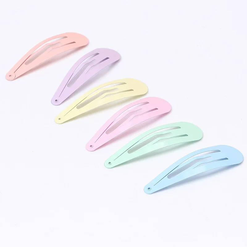 HTYFS Color Japan and South Korea hair accessories Solid color BB clip simple personality basic fringe accessori