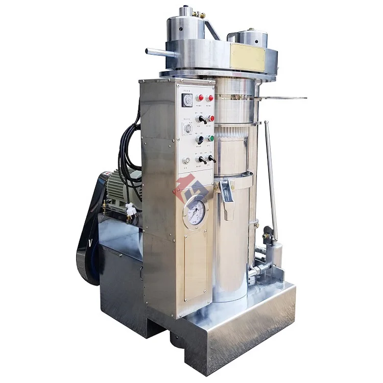 Mini commercial sesame hydraulic plate cold oil press cocoa machine