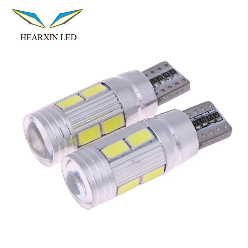 Автомобильные светодиодные лампы T10 10SMD 5630 W5W canbus led194 168 2825, запасные части
