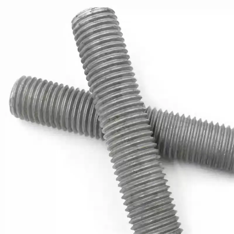 Высококачественная горячеоцинкованная углеродистая сталь 10 9 потолочная Резьбовая штанга цинковая отделка