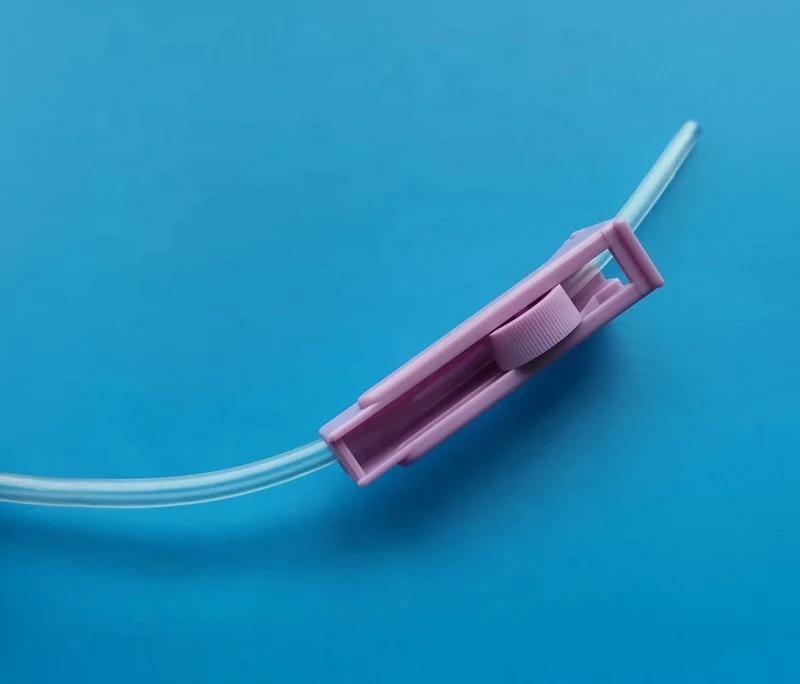 Plastic drip regulating  flow control clip Tubing Roller Clamp for 4mm or 8~10mm soft hose in hospital