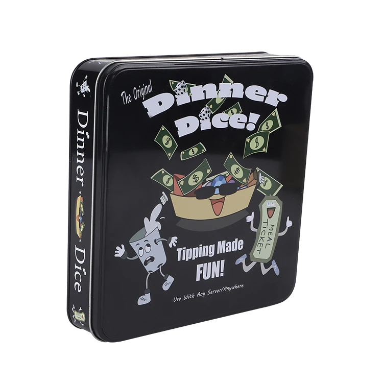 Black Child resistance cigarette smoking box preroll swift lift tin box