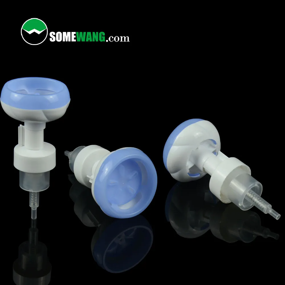 40/400 42/410 40mm 42mm outer spring foaming dispenser clip lock flower shape hand soap foam pump