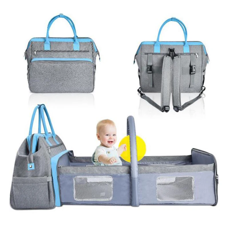 Customized new mommy bag large capacity backpack fashion backpack outing mother and baby backpack