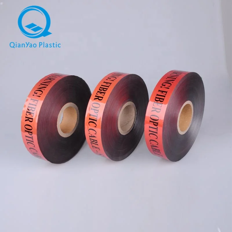 Hot Sale Factory Direct Sales Printed Detectable Underground Warning Tape Custom Alluminium Tape For Optical Cable