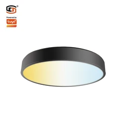 CCT Shell Thickness Adjustable Dimming 36W Wifi Led Photographi Light Panel Round 0.7mm  PF0.95 Tuya Smart APP/Voice Control
