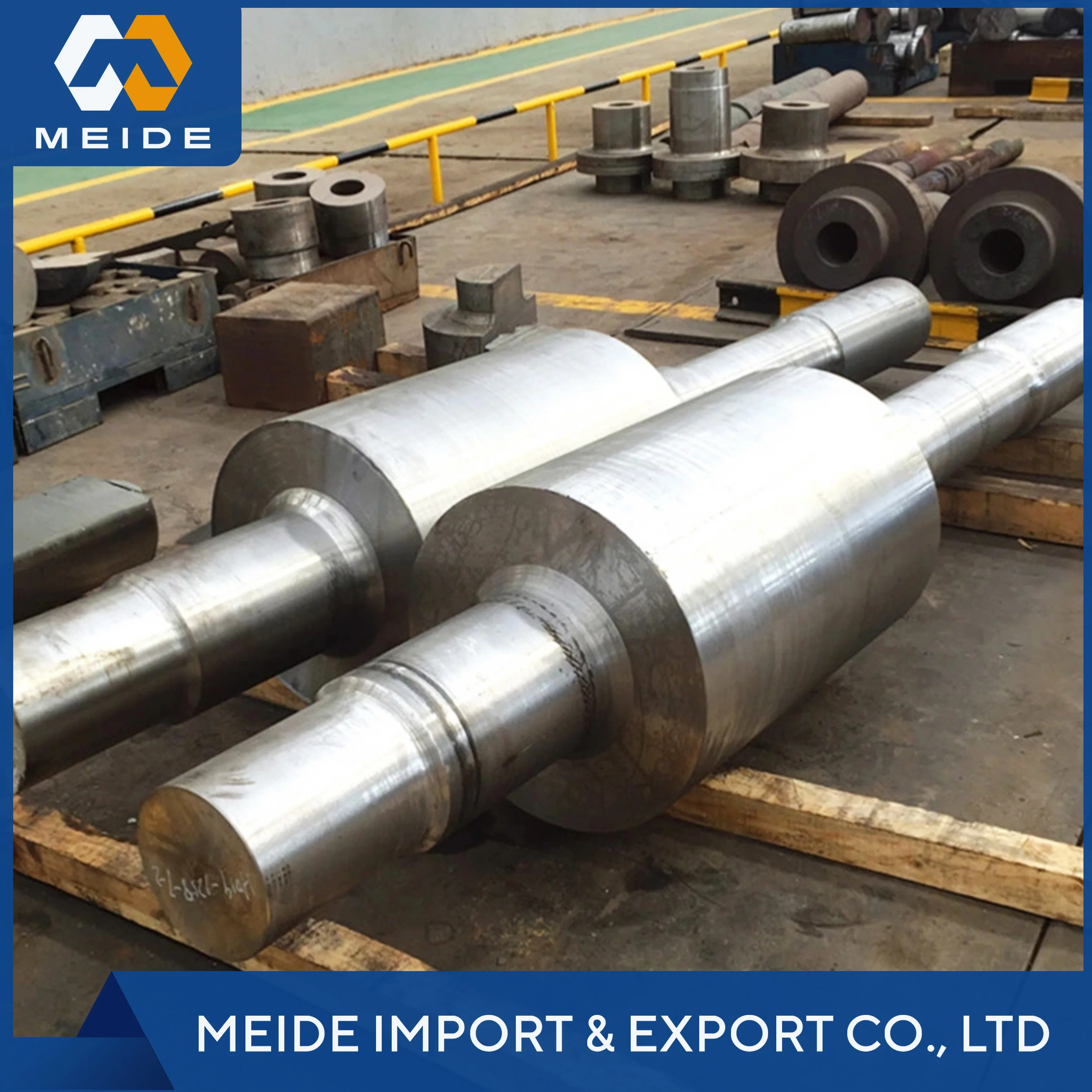 Custom alloy steel heavy duty working shaft Large forged shaft Marine processing propeller solid drive shaft