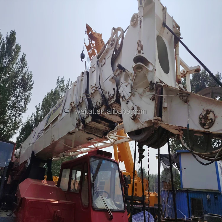 Used 1998 year Tadano 50 ton TG-500E lifting and transporting heavy objects truck crane for building construction