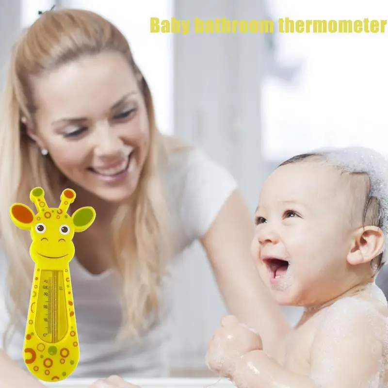 Cute Giraffe For Newborn Cute Giraffe Water Temperature Meter Bath Baby Bath Toys Thermometer Bath