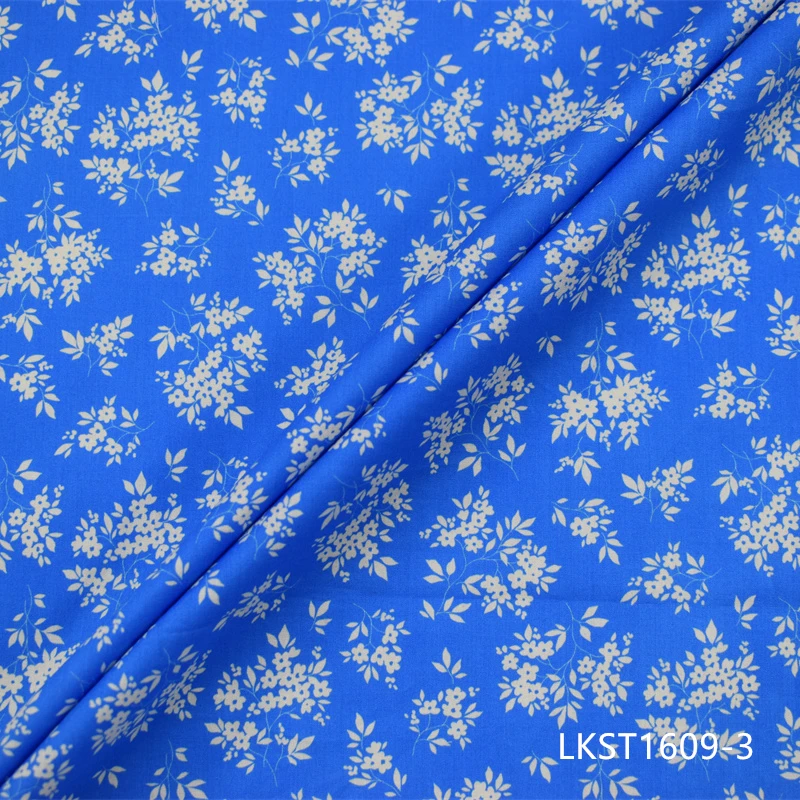 material cotton woven lawn print fabric custom cotton fabric digital printing services printed London fabric by the meter