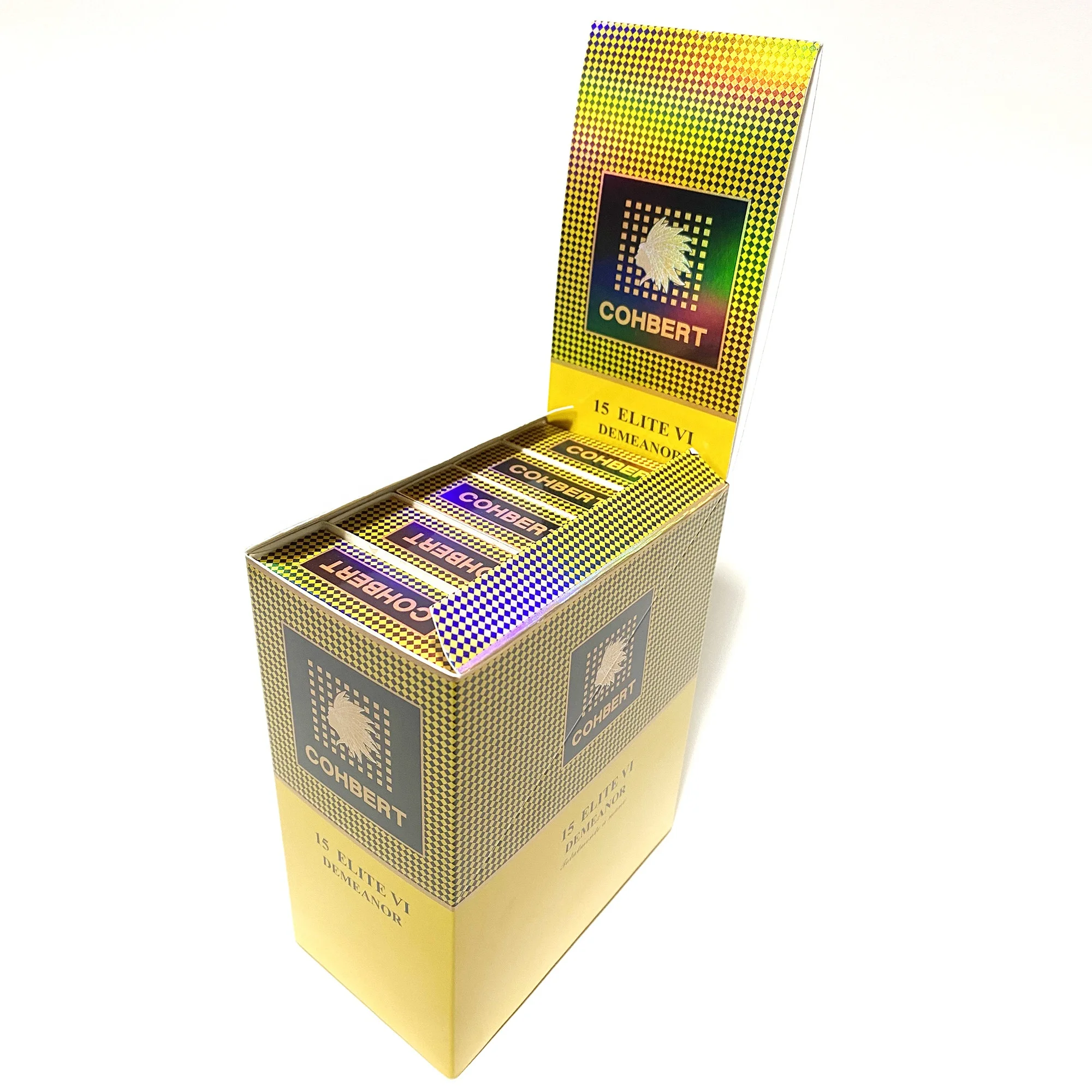 wholesale cigars tobacco box custom small cigar boxes with logo packaging empty 15 pack cigar box