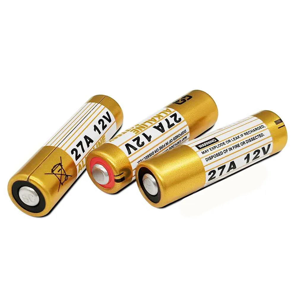 
Mercury free 0% hg super alkaline battery 12v 27a a27 l828f 27a 12v alkaline battery 