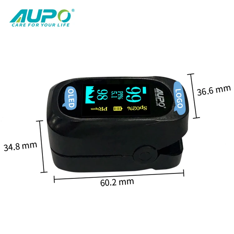 Hand Held Rechargeable Pulse Oximetro OLED Display Blood Oxygen Monitor Finger Jumper Oxi meter Fingertip Pulse Oxymeter