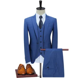 High quality royal blue coat pant photos designs wedding turkey Italy men suit for office