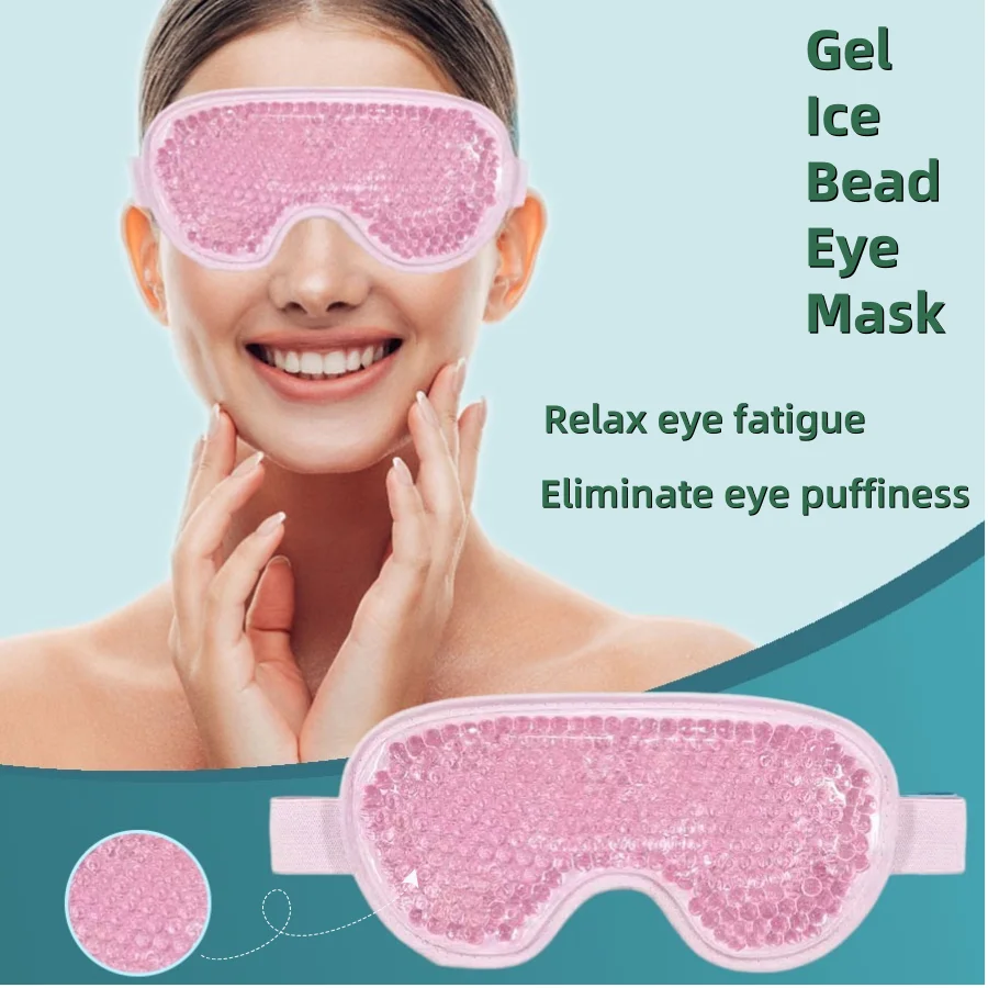 Custom Design Gel Beads Cooling Gel Eye Cold Mask for Head
