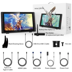 XP-Pen High quality Artist 22R Pro for pc paper pad Graphic drawing tablet with screen