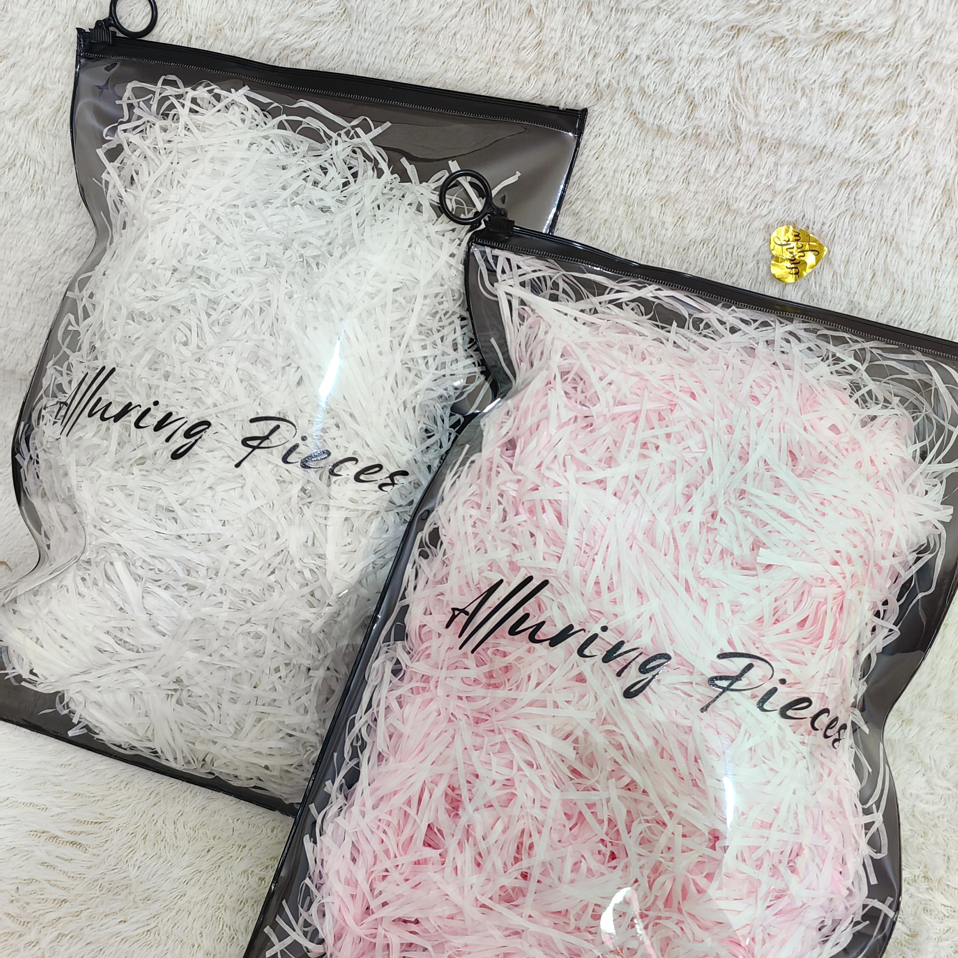 Waterproof Double Layer Drawstring Bag Drawstring Travel  Shoes Underwear Underpants Dirty Clothes Pvc Storage Bag