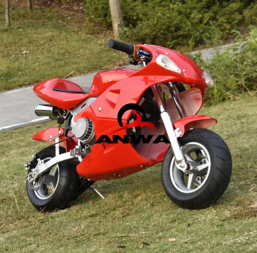 Electric/ Gasoline Mini Motorbikes Motorcycle super racing mini pocket bike 49cc 50cc for Kids