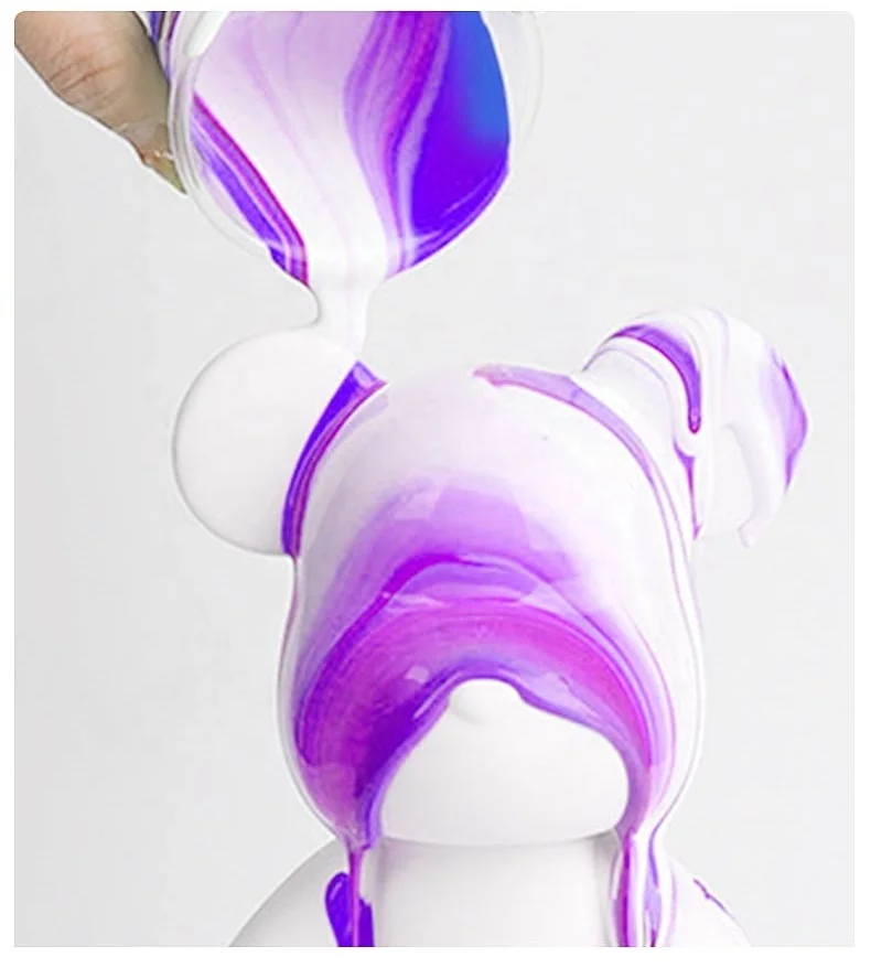Osbang new product 60ml 26 colors  DIY acrylic pouring paint for violent bear