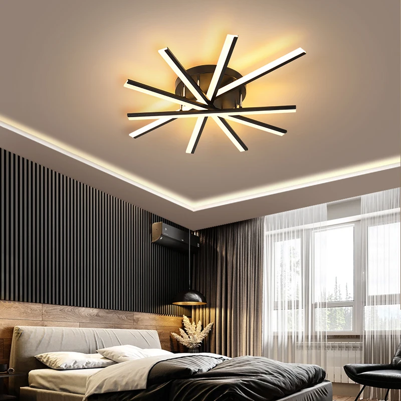 2024 Modern Simple Unique Creative Design Overhead Lighting Living Room Hotel Lamp Bedroom Chandelier Home Decoration
