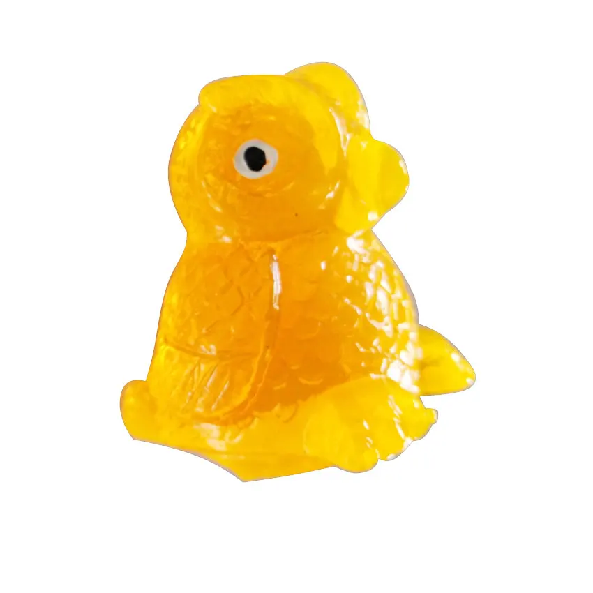 Lovely 2 inch TPR Colorful soft sticky Jelly owl  toy For vending machine capsule