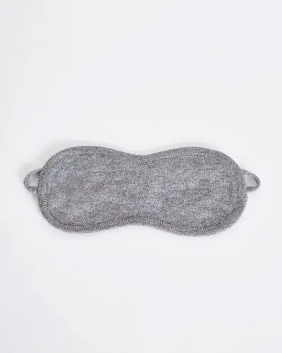 Индивидуальное вязаное одеяло из чистого кашемира носки для глаз удобные кашемировые 100% Дорожный комплект с сумкой