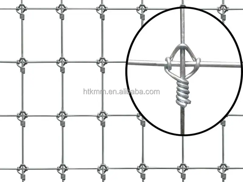 heavy duty fixed knot woven wire field game fence/ Galvanized Sheep Farm Fence Factory Price/ 2.2mm 2.5mm 2.7mm wire farm fence