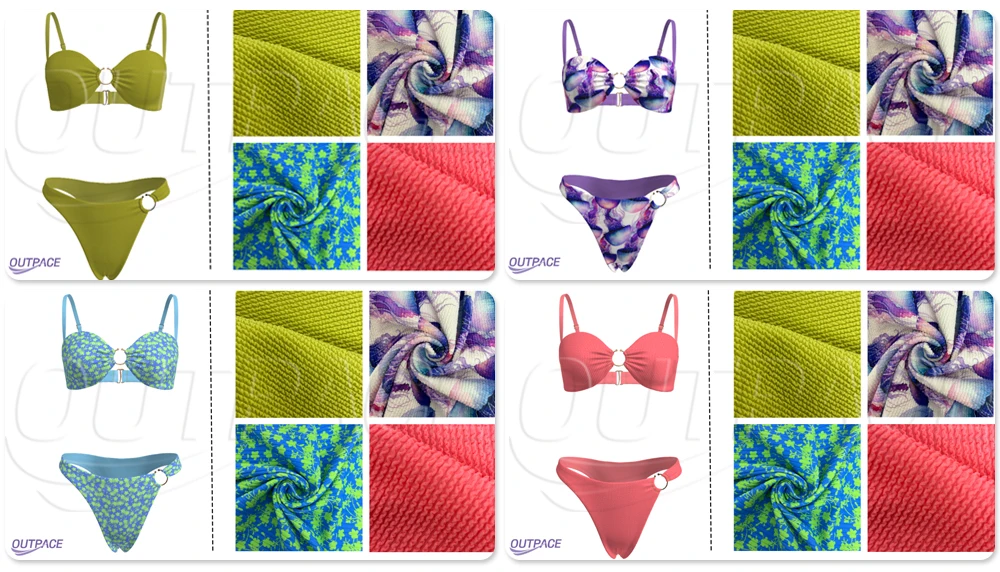 Custom Brazilian Jersey Fitness String Bikini Sexy Swimsuit 3 Piece Set T Shirt American Swimwear Beachwear Bathing Suit Women
