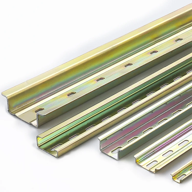 Стандартная электрическая Стальная Монтажная Din-рейка, 35 мм, Прямая по