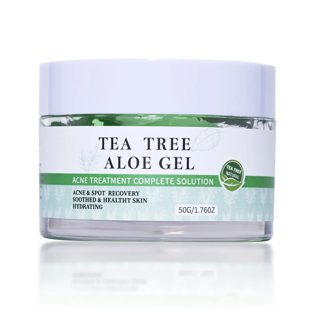 Wholesale Oem Cheap Natural Tea Tree Bulk Private Label Exfoliating 99 Soothing Pure Aloe Vera Gel 7
