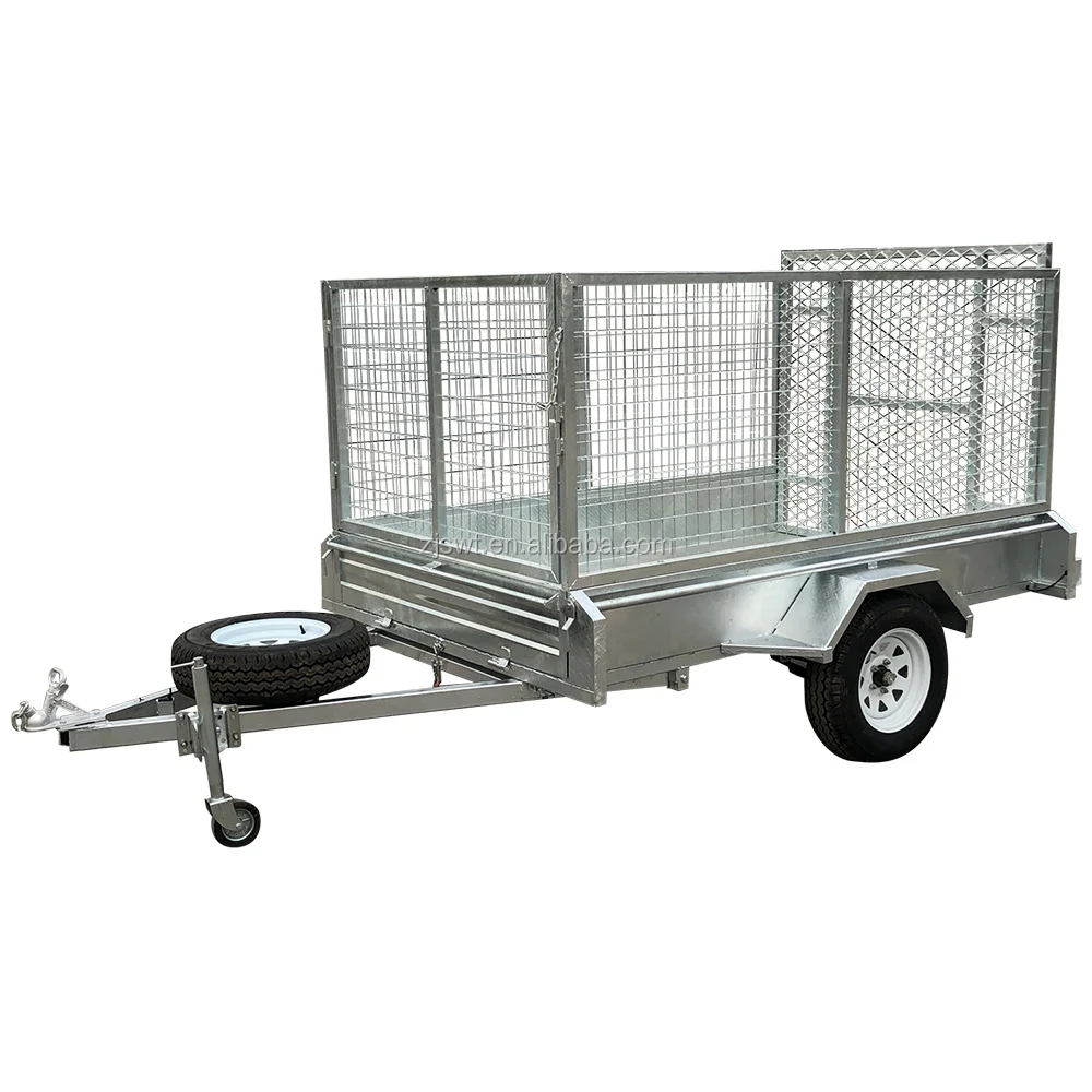 7x5 single axle heavy duty cargo trailer