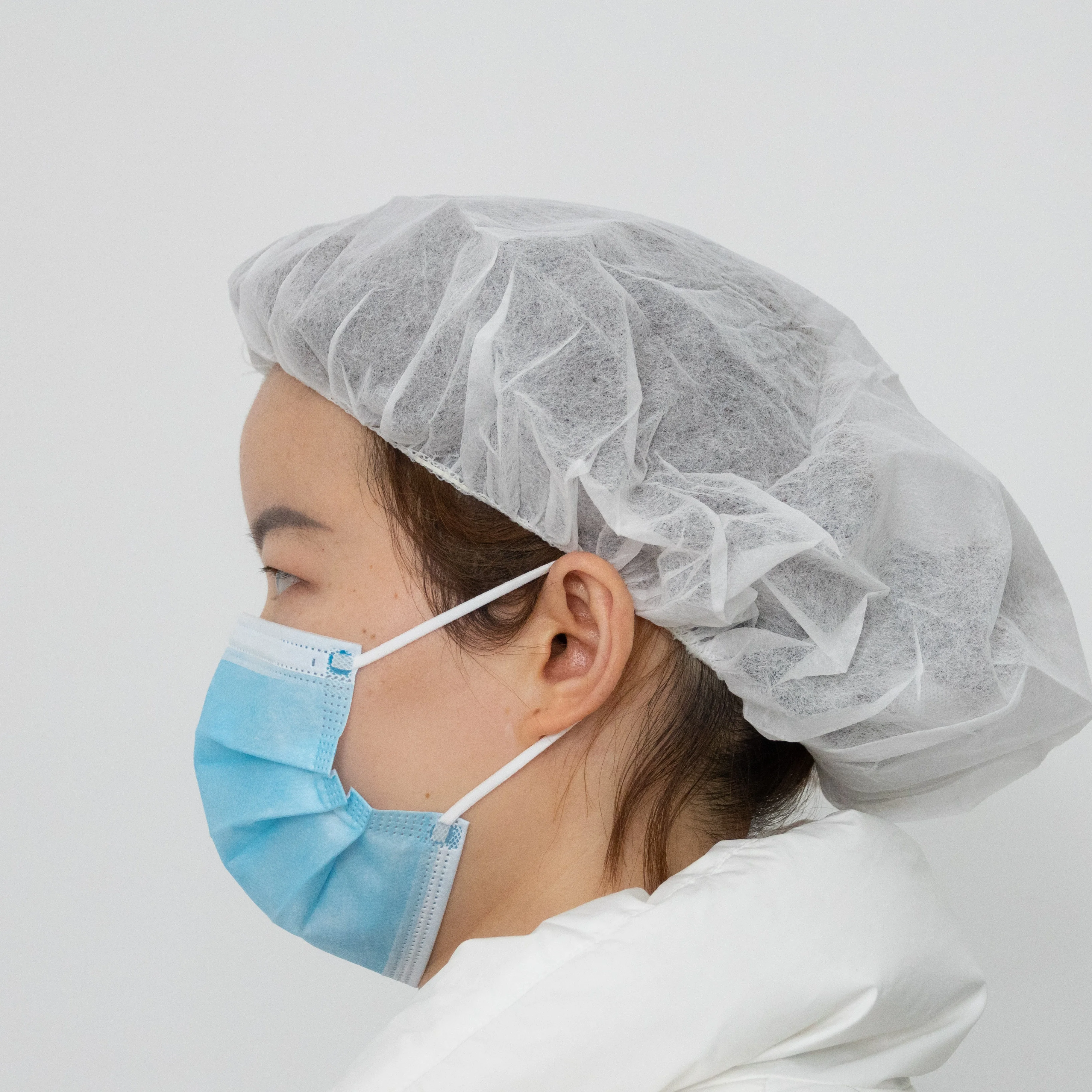 ASTM F2100 Level 1 2 3 surgical face masks nonwoven 3ply disposable medical mask with elastic earloop blue color