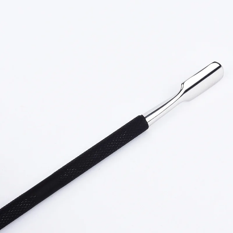 Durable Dead Skin Remover D501 Nail Cuticle Pliers Trimmer Tweezers Black Manicure Cuticle Nippers with Cuticle Pusher