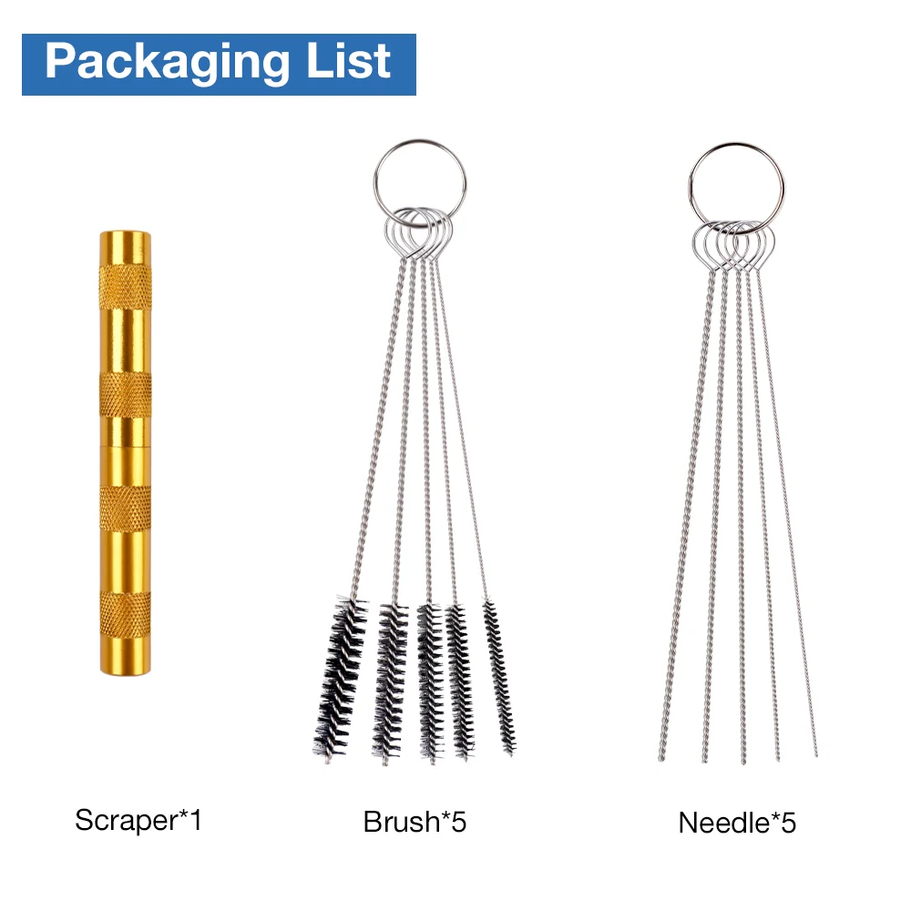1 Set Airbrush Spray Gun Nozzle Cleaning Kit Stainless Steel Needle &Nylon Brush &Scraper Set Repair Tool.