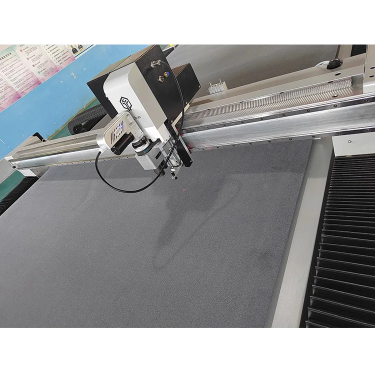 cnc eps tarpaulin oscillating knife automatic cutting machine