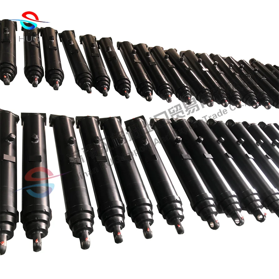 CE certified front mounted multistage hydraulic cylinder hydraulic lift and pump for dump truck