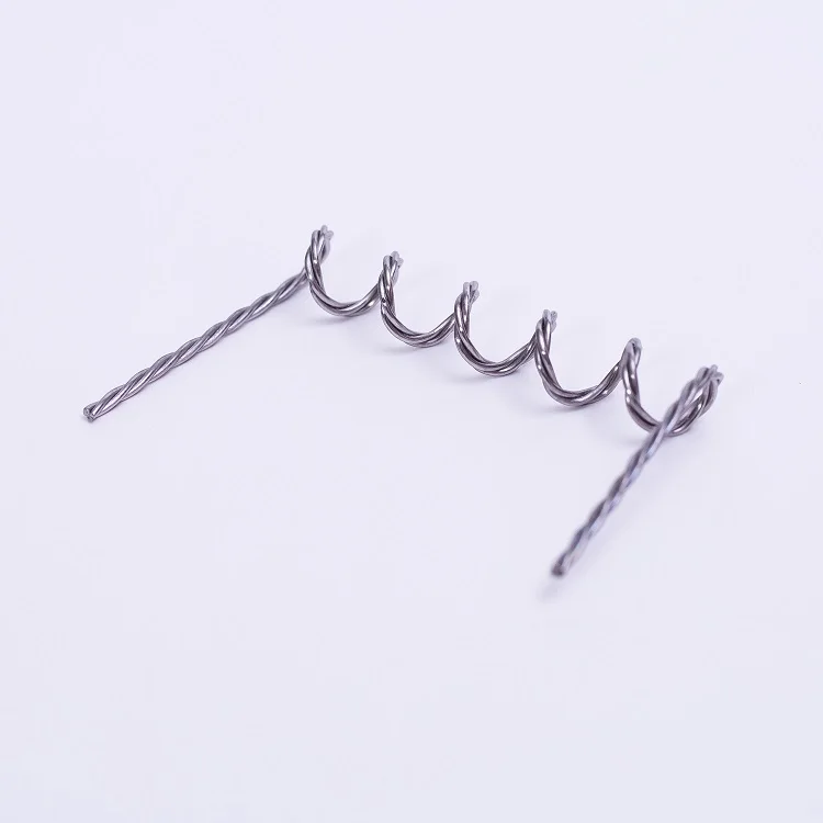 Economical Custom Design Curved Spiral 99.95 % Fine Tungsten Filament
