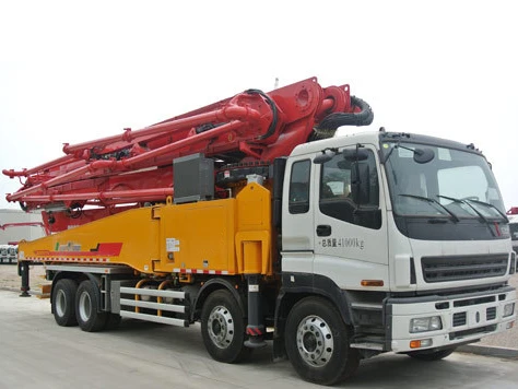 concrete machine 62m concrete pump HB62V with imported chassis