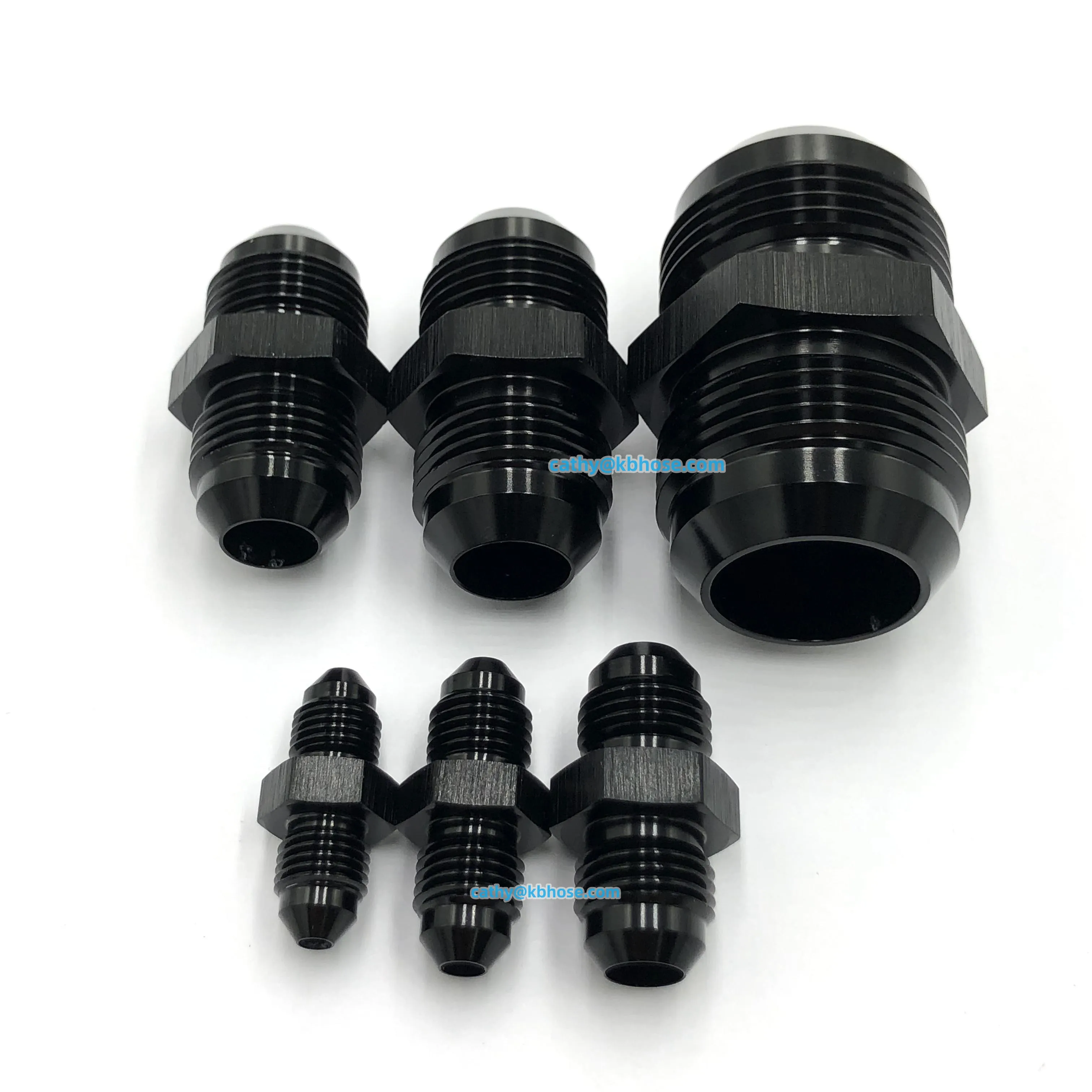 AN3 AN4 AN6 AN8 AN10 AN12 AN16 AN20 Straight Male Flare Union Fitting Adapter