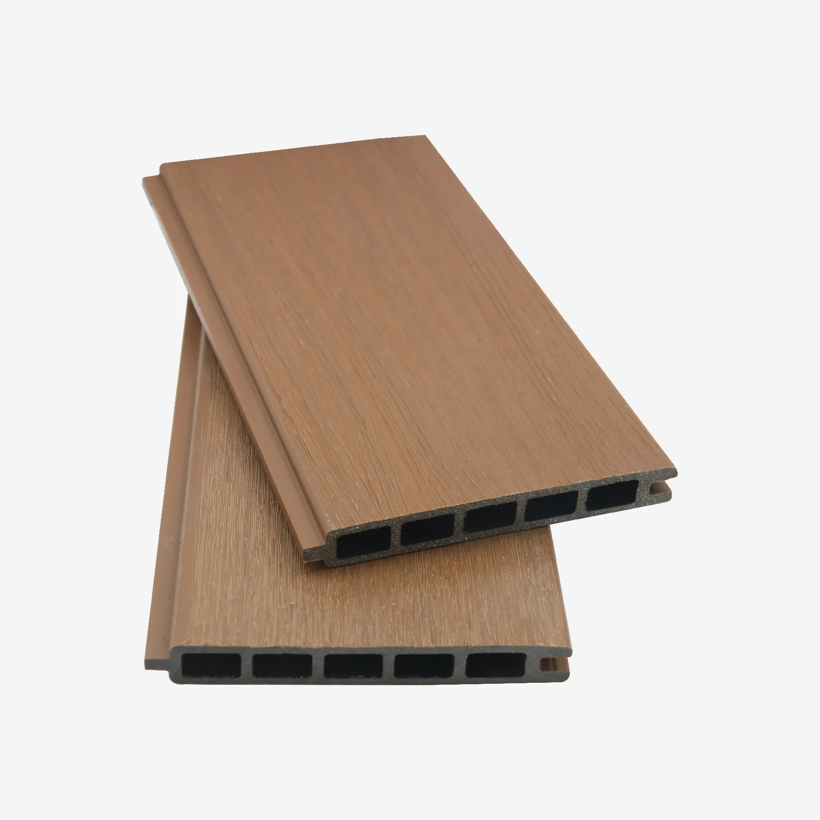 WPC fence boards Occultation wpc kit lamelle rigid panels for metal aluminium  frame better than pvc fence