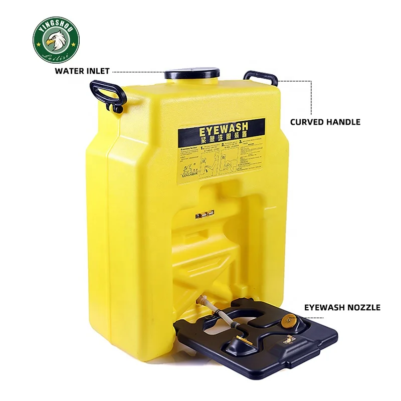Portable Eyewash Tank Green 9 gallon Emergency Eye wash Station