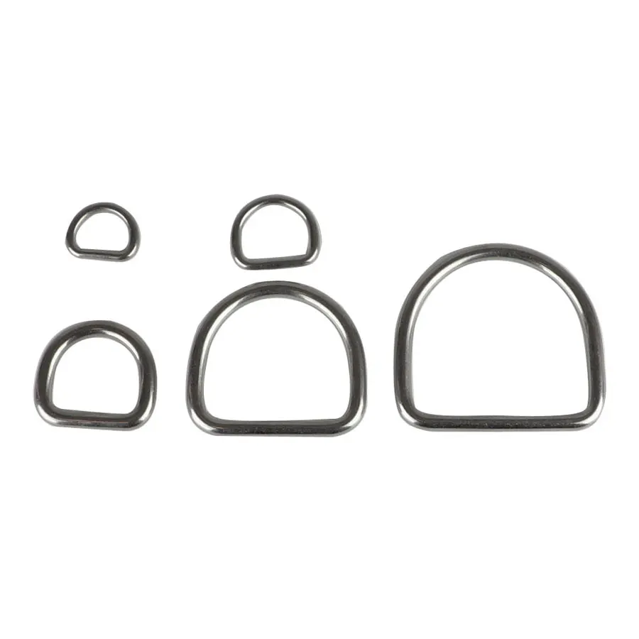 Прочная металлическая D-образная Пряжка из нержавеющей стали D-образное кольцо для сумки собак