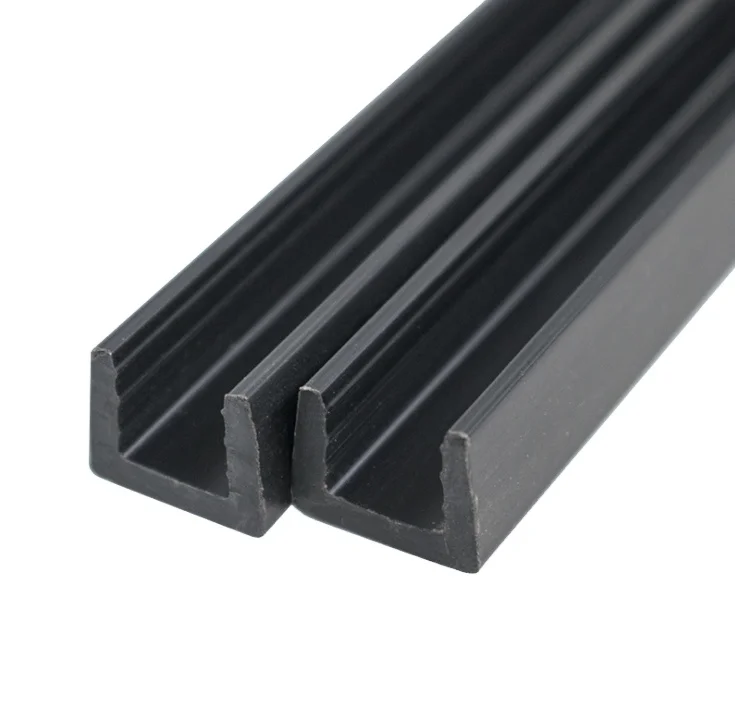 Hot Sale Customized sizes Plastic PVC ABS Extrusion U Channel Profile
