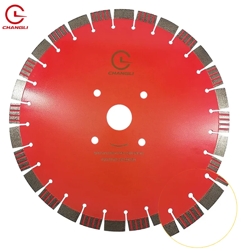 Professional Tools 400mm 16inch Diamond Circular Saw Blade Cutting Disc For Reinforced Concrete Asphalt Road