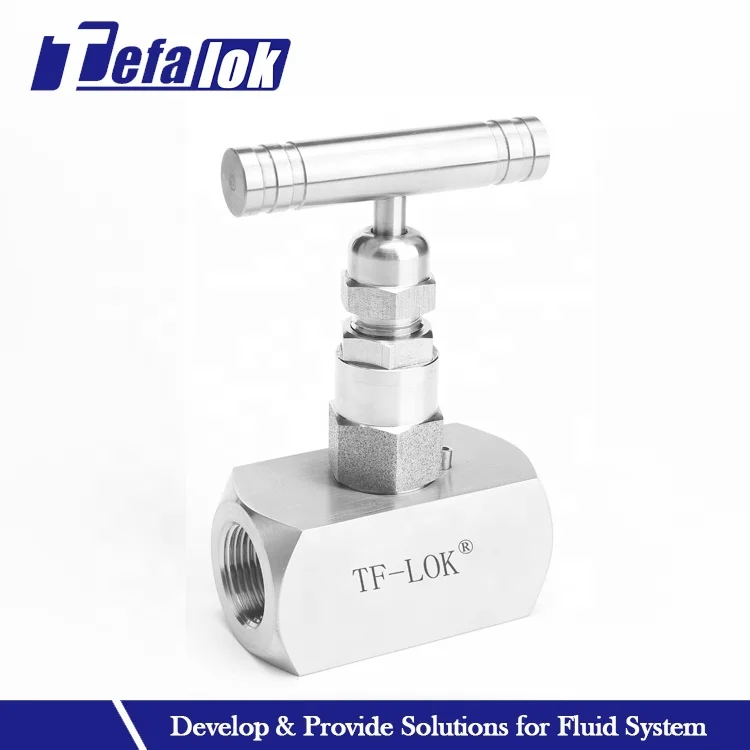 General Application SS316 Female Thread Needle Valve Stainless Steel Needle Valve Nitrogen Straight