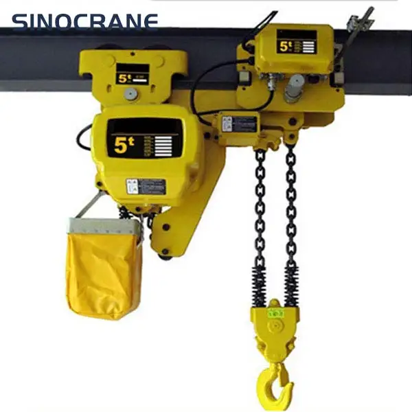 Factory Supply Electric Chain Hoist Motor Lifting Materials Trolley Construction