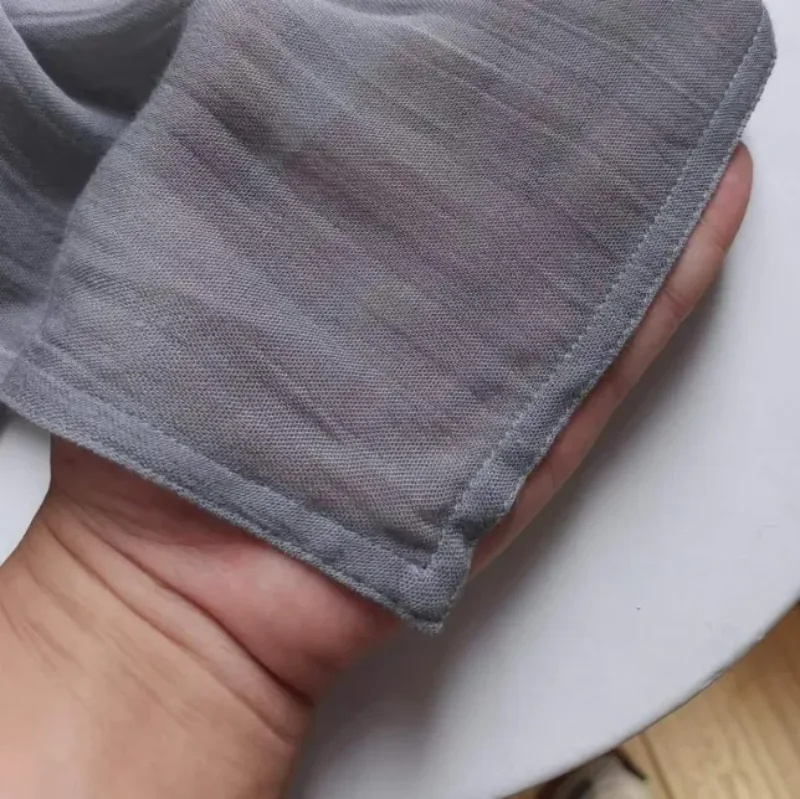 Wholesale Solid color modal large size cotton  modal soft women turban scarf hijab 70*180CM Baby Seam Hijab