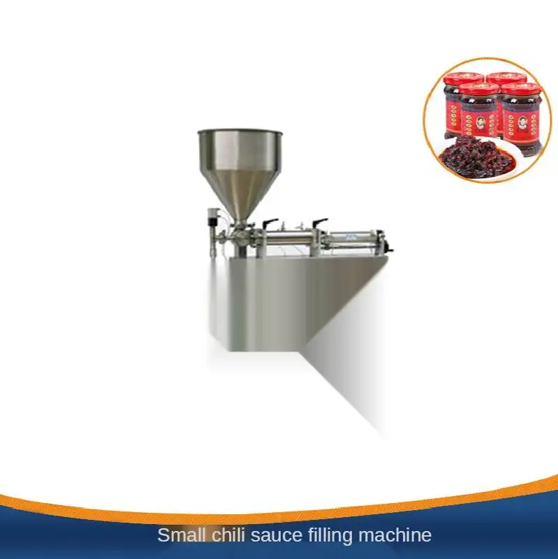 Semi-automatic Full Pneumatic Double Head Tomato Paste Pcessing Plant Glycerine Filling Machine