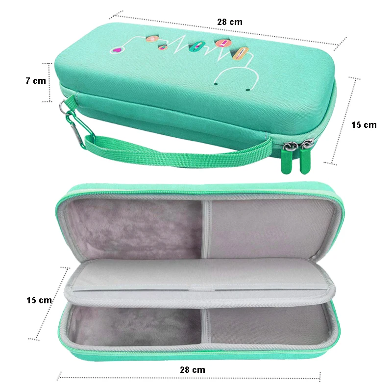 Littmann Stethoscope Case Nylon Green 1680D OEM Tool Case Mahjong Travel Case Cardiology Iv Case Bovke Impact Resistant EVA 100g